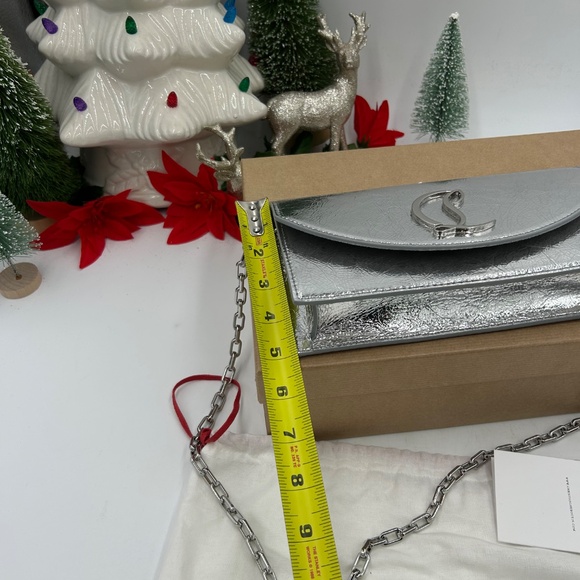 Women’s Christian Louboutin LOUBI 54 clutch bag/shoulder bag with chain Italy - Picture 3 of 16